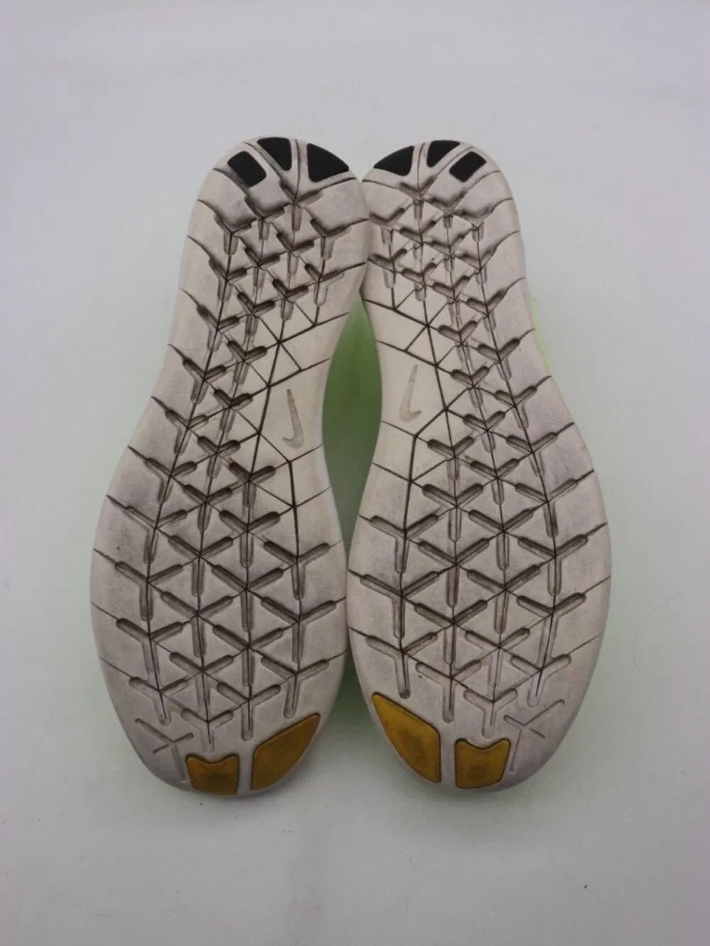 Nike Free RN Flyknit Men's 13 'Medal Stand' Olympics Neon Green Volt 842545-700